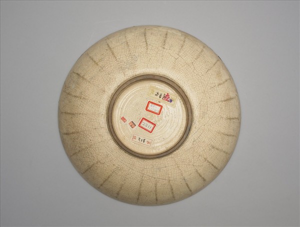 吉州窯 白瓷蓮瓣紋碗