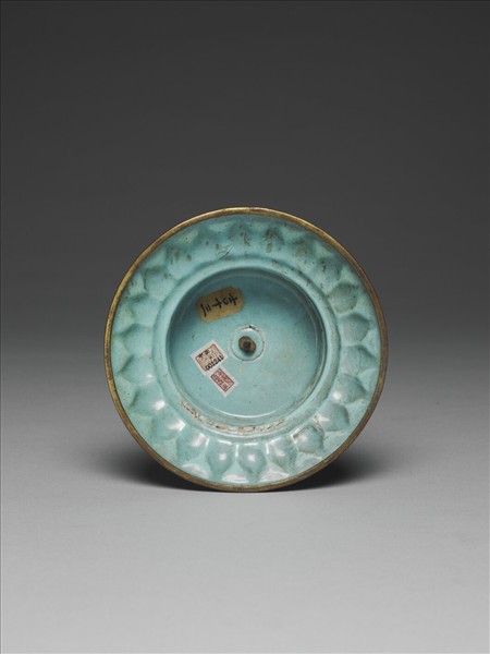 銅胎畫琺瑯五彩八寶（寶幢）