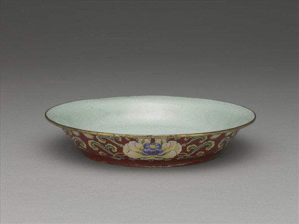 掐絲琺瑯萬壽無疆碗- 故宮