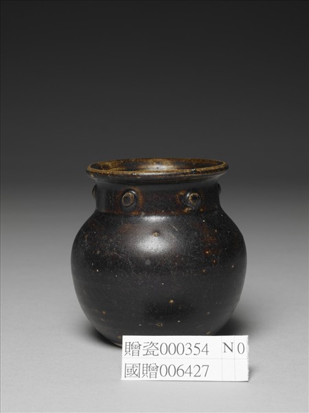 贛州窯 黑釉罐