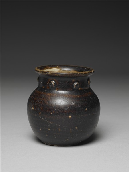贛州窯 黑釉罐