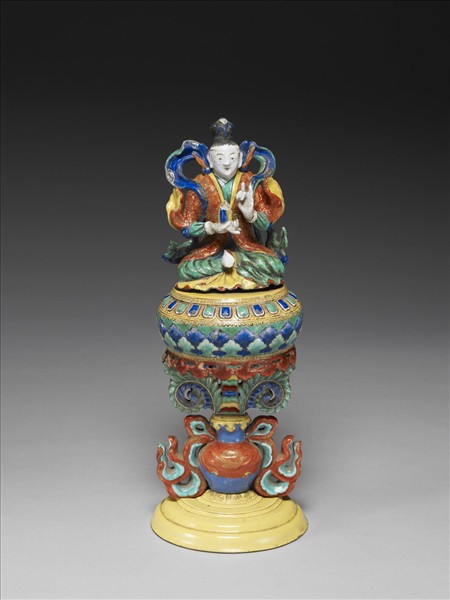 銅胎畫琺瑯五彩七政寶（玉女）