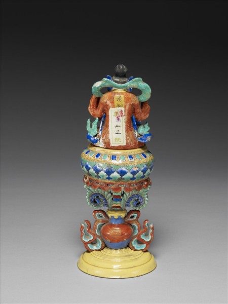 銅胎畫琺瑯五彩七政寶（玉女）