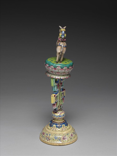 銅胎畫琺瑯五彩七政寶（寶馬）