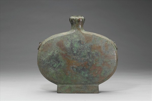 獸耳環蒜頭扁壺