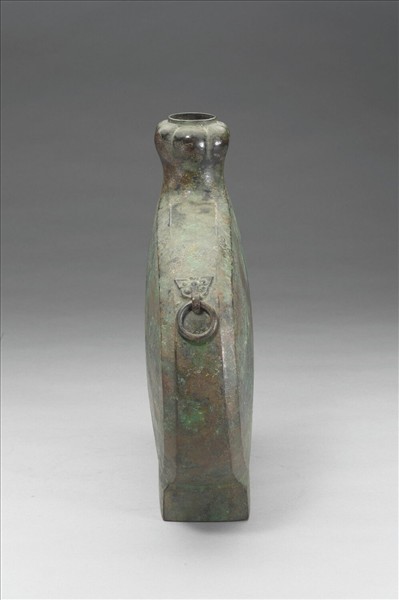 獸耳環蒜頭扁壺