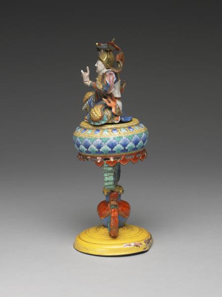 銅胎畫琺瑯五彩七政寶（武將）