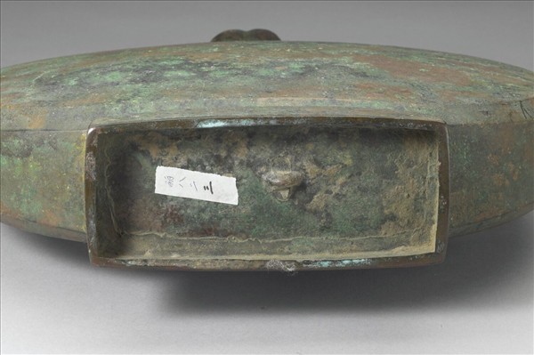 獸耳環蒜頭扁壺