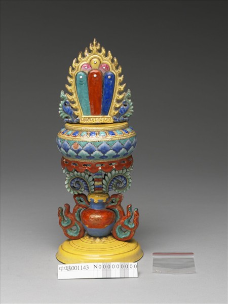 銅胎畫琺瑯五彩七政寶（寶珠）