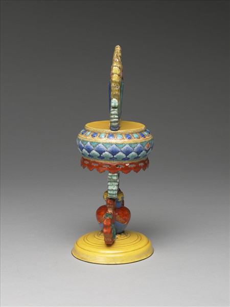 銅胎畫琺瑯五彩七政寶（寶珠）