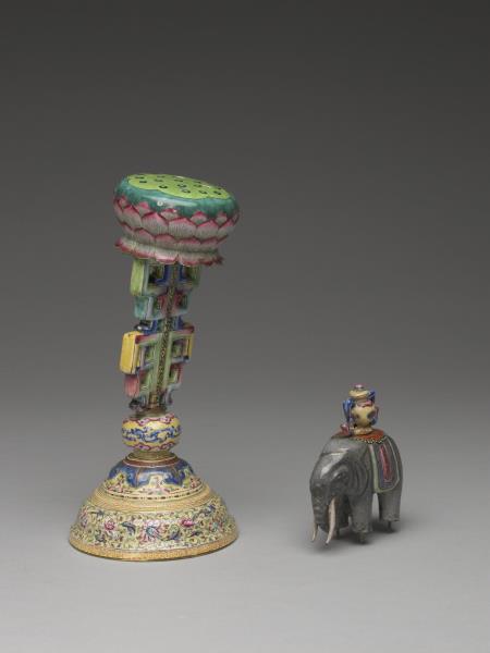 銅胎畫琺瑯五彩七政寶（寶象）