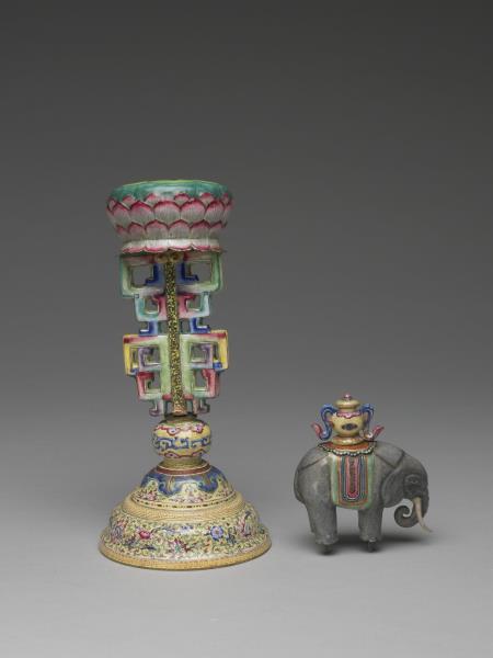 銅胎畫琺瑯五彩七政寶（寶象）