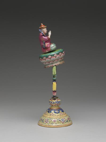 銅胎畫琺瑯五彩七政寶（玉女）