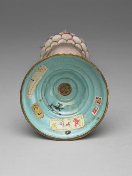 銅胎畫琺瑯五彩七政寶（玉女）