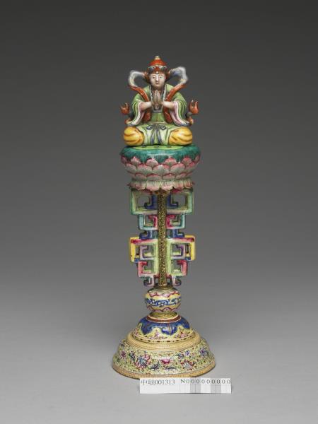 銅胎畫琺瑯五彩七政寶（財臣）