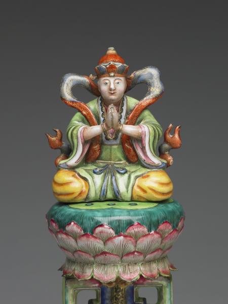 銅胎畫琺瑯五彩七政寶（財臣）