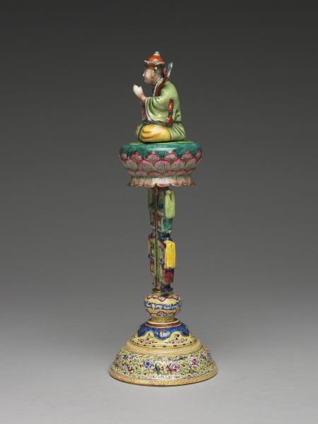 銅胎畫琺瑯五彩七政寶（財臣）