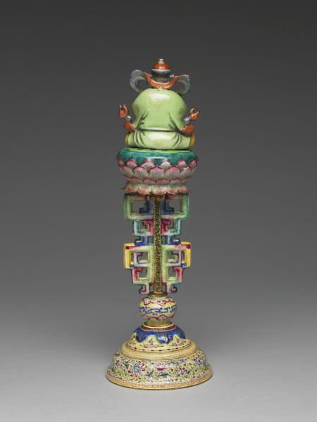 銅胎畫琺瑯五彩七政寶（財臣）