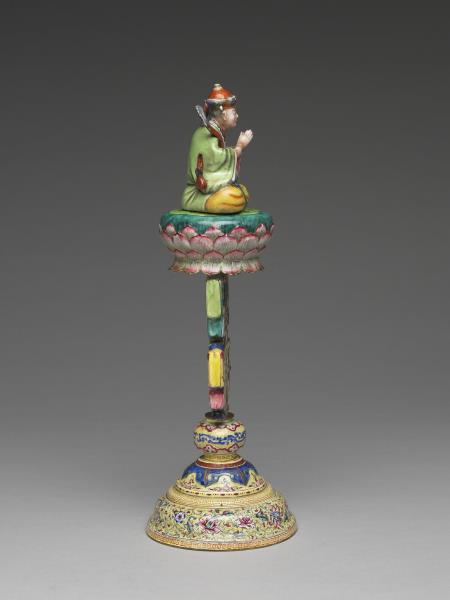 銅胎畫琺瑯五彩七政寶（財臣）