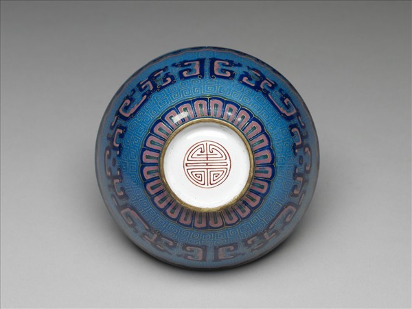 銅胎畫琺瑯龍紋碗