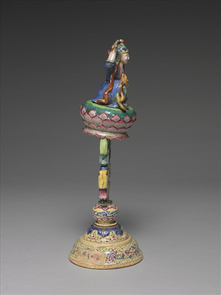 銅胎畫琺瑯五彩七政寶（武將）