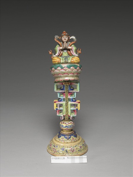 銅胎畫琺瑯五彩七政寶（財臣）