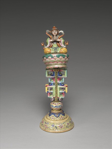 銅胎畫琺瑯五彩七政寶（財臣）