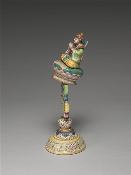 銅胎畫琺瑯五彩七政寶（財臣）