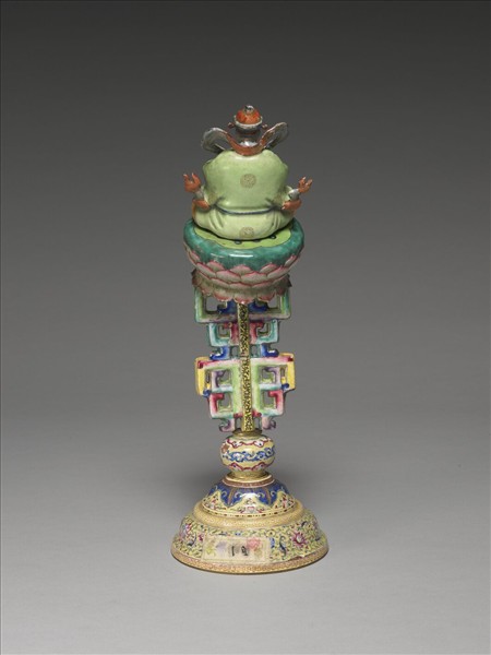 銅胎畫琺瑯五彩七政寶（財臣）