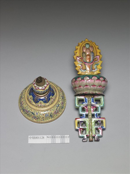 銅胎畫琺瑯五彩七政寶（寶珠）