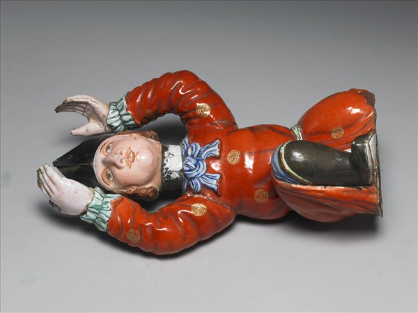 銅胎畫琺瑯番人八寶（法螺）