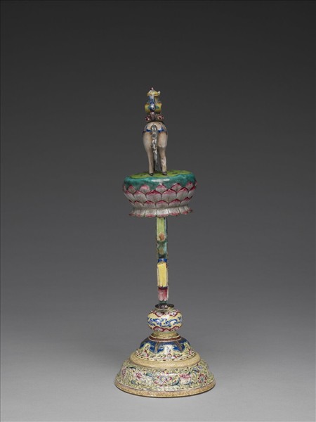 銅胎畫琺瑯五彩七政寶（寶馬）