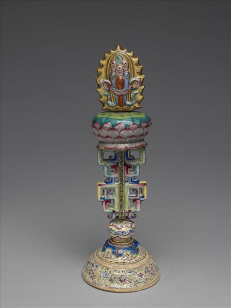 銅胎畫琺瑯五彩七政寶（寶珠）