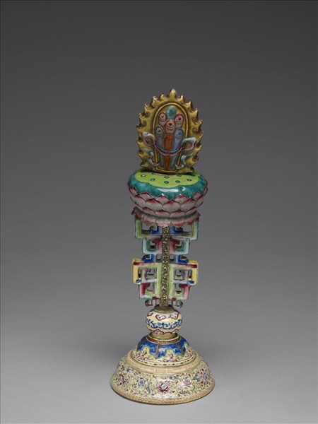 銅胎畫琺瑯五彩七政寶（寶珠）