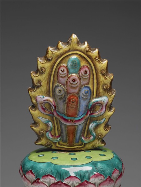 銅胎畫琺瑯五彩七政寶（寶珠）