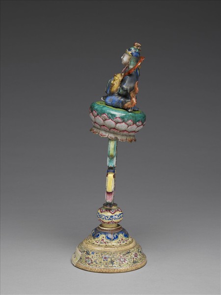 銅胎畫琺瑯五彩七政寶（武將）