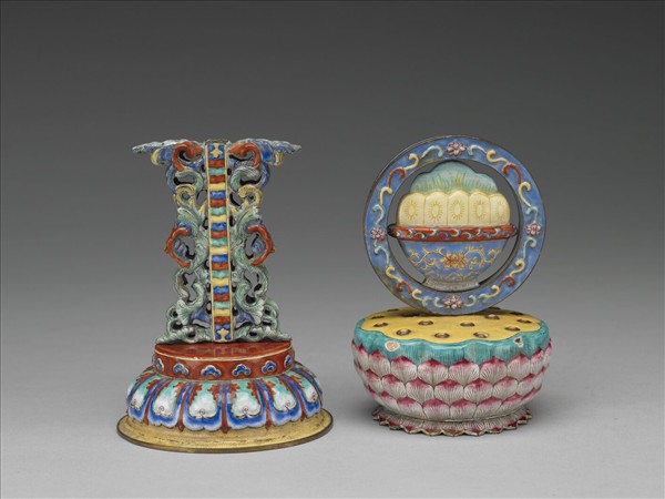 銅胎畫琺瑯八寶