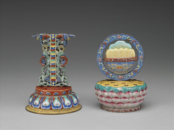 銅胎畫琺瑯八寶