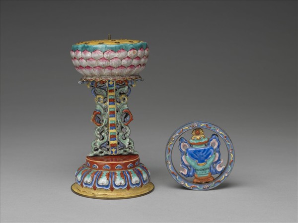 銅胎畫琺瑯八寶