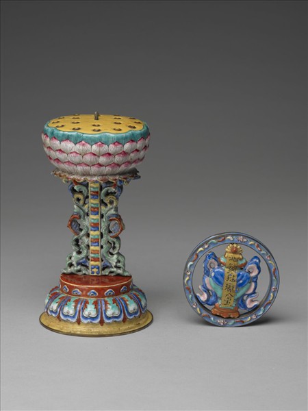 銅胎畫琺瑯八寶