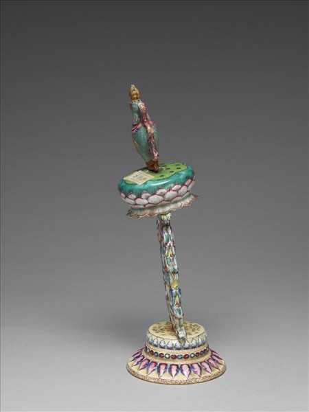 銅胎畫琺瑯五彩八寶（寶瓶）