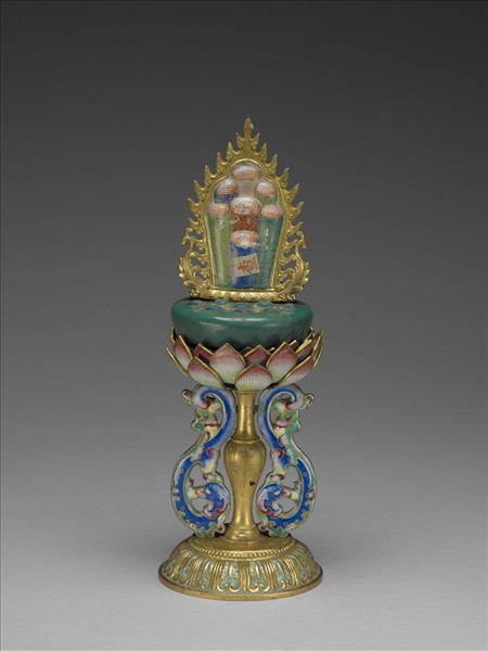 銅胎畫琺瑯五彩七政寶（寶珠）