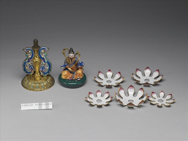 銅胎畫琺瑯五彩七政寶（財臣）