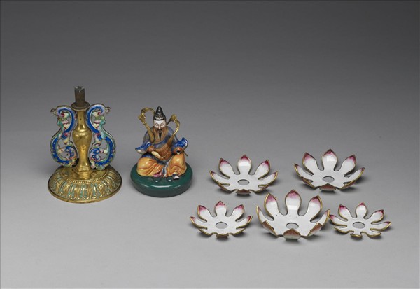 銅胎畫琺瑯五彩七政寶（財臣）