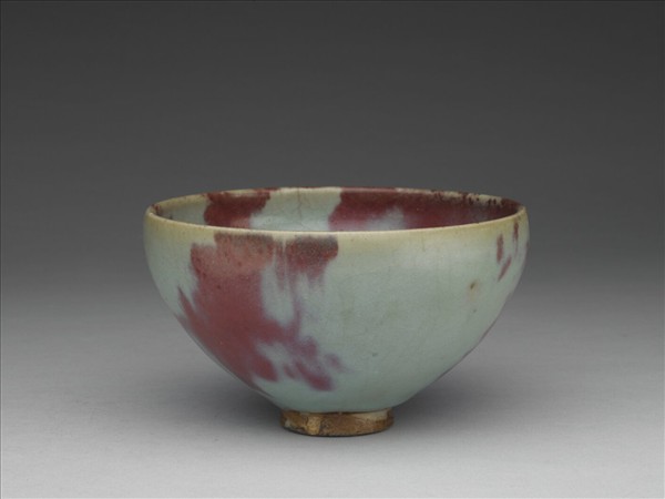 鈞窯 天青紫斑碗