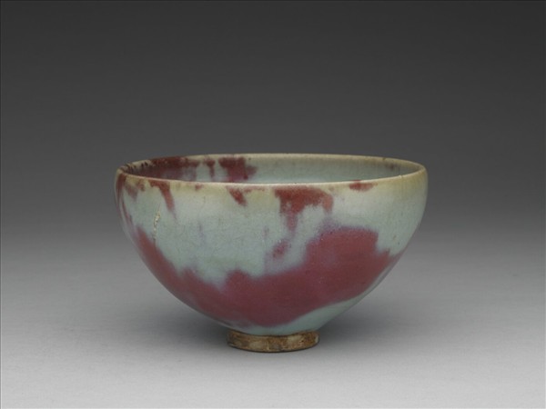 鈞窯 天青紫斑碗