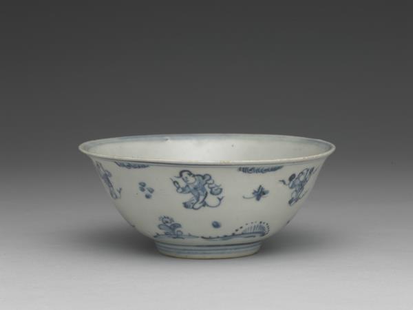 青花嬰戲圖碗