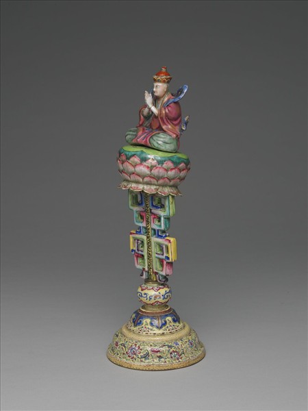 銅胎畫琺瑯五彩七政寶（玉女）