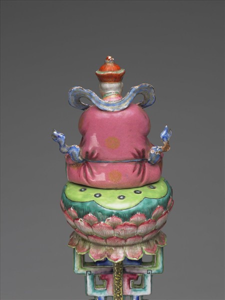 銅胎畫琺瑯五彩七政寶（玉女）