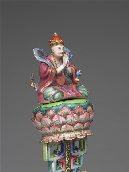 銅胎畫琺瑯五彩七政寶（玉女）